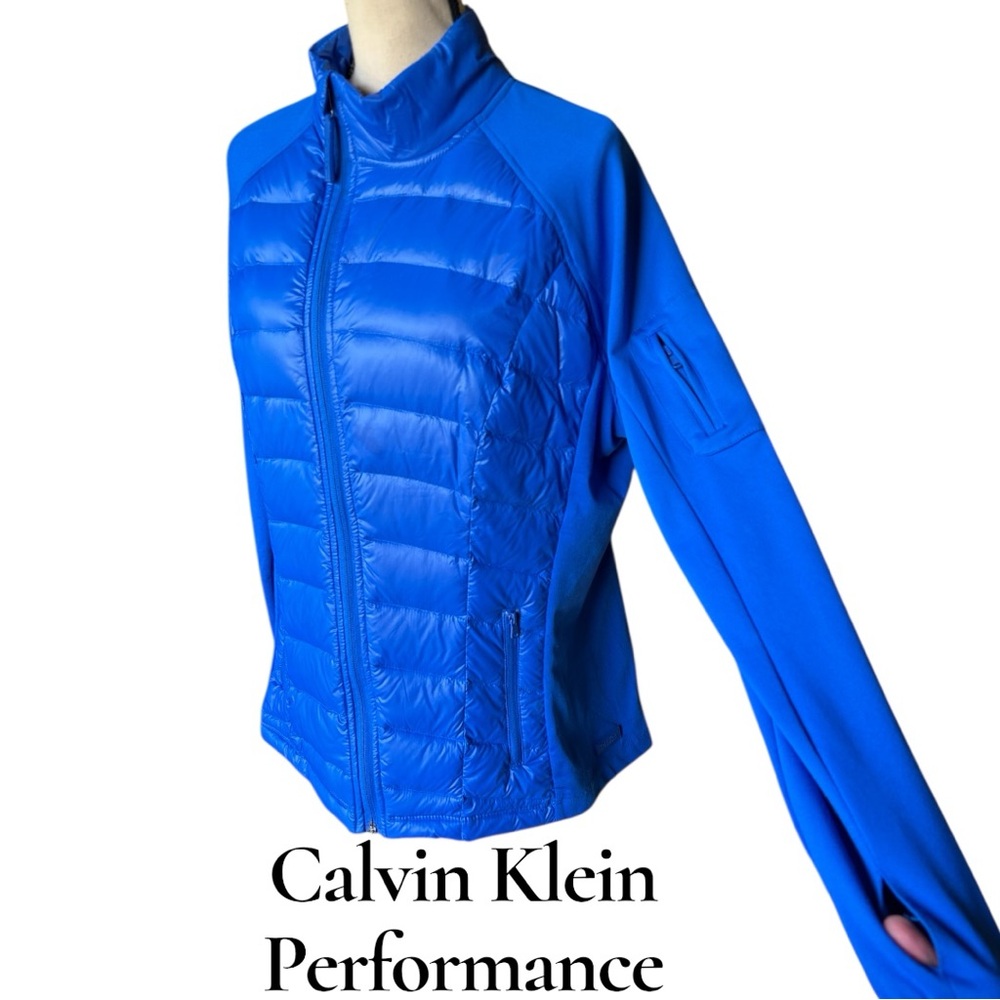 Calvin Klein Performance-Women’s XL down filled asymmetrical zip jacket. EUC! - Picture 10 of 16